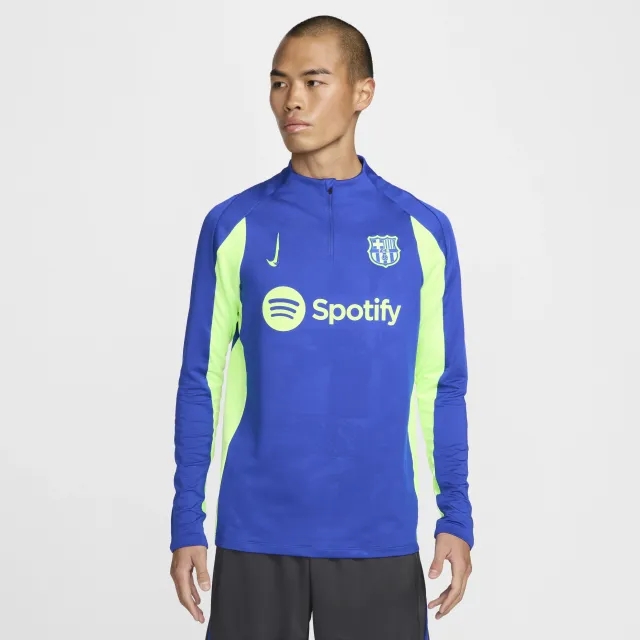 F.C. Barcelona Strike Third Men's Nike Dri-FIT Football Knit Drill Top - Blue - Polyester/Elastane