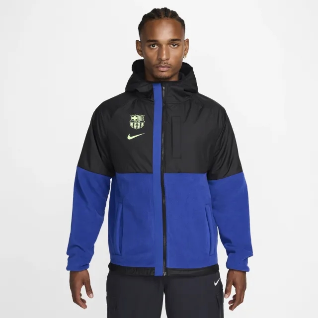 Nike Barcelona Winterized AWF Jacket - Black/Royal - 2024-2025