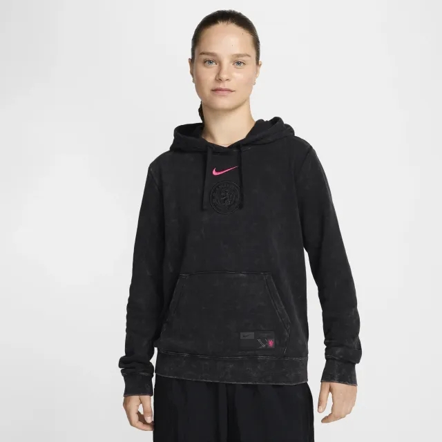 Chelsea Nike Fleece Hoodie - Black - Womens