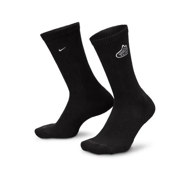 Nike Everyday Plus Cushioned Crew Socks (1 Pair) - Black