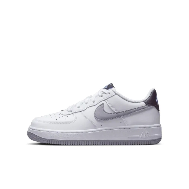 Nike Junior Air Force 1 Low Trainer - White - Size 6 - White