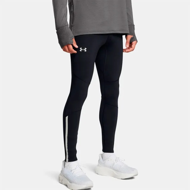 Men's  Under Armour  Launch Elite Cold Weather Tights Black / Reflective / Reflective L