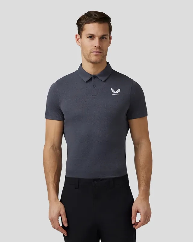 Castore Pinnacle Knit Polo - Pewter