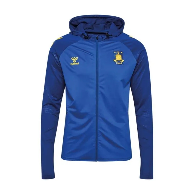 Hummel Brondby If Training Jacket Pre Match Line Up - Limoges - ['Blue']