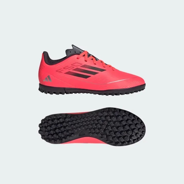 Adidas F50 Club Tf Vivid Horizon - Turbo/Aurora Black/Platin Metallic Kids - ['Red']