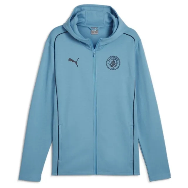 Puma Manchester City Hoodie Casuals - Magic Blue/New Navy - ['Blue']