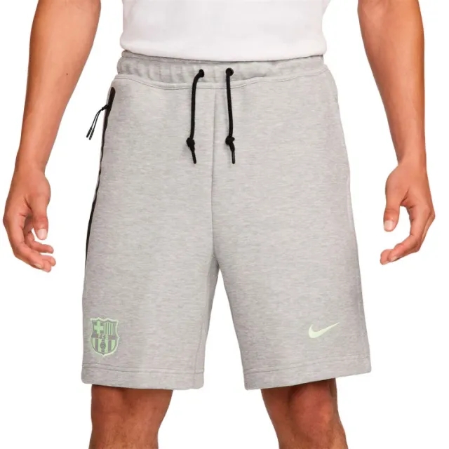 Nike Barcelona NSW Tech Fleece Shorts - Grey - 2024-2025
