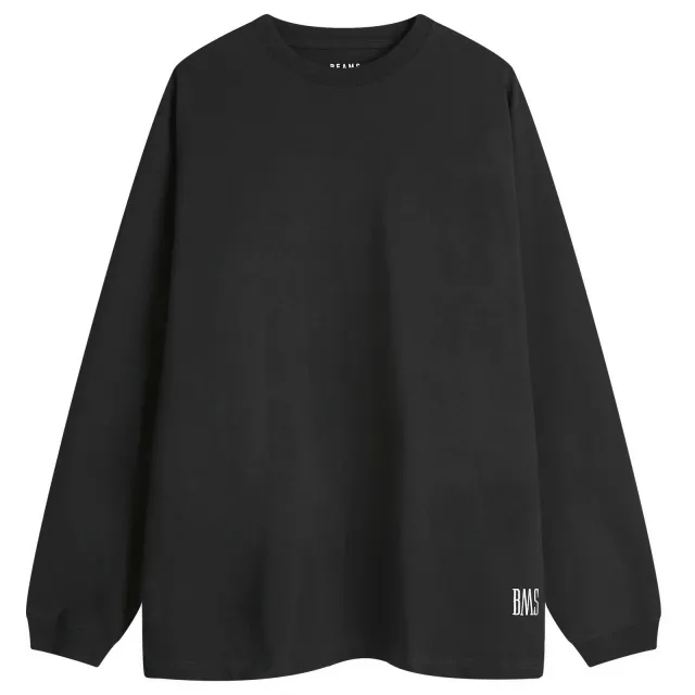 Asics BEAMS Men's BMS Logo Long Sleeve T-Shirt Black