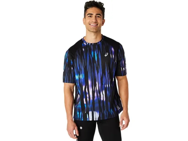 ASICS Road Lite-Show Running Shirt Men - Dark Blue