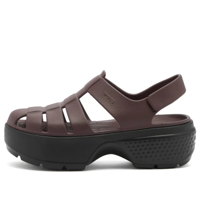 Crocs Stomp Fisherman Sandal  in Brown