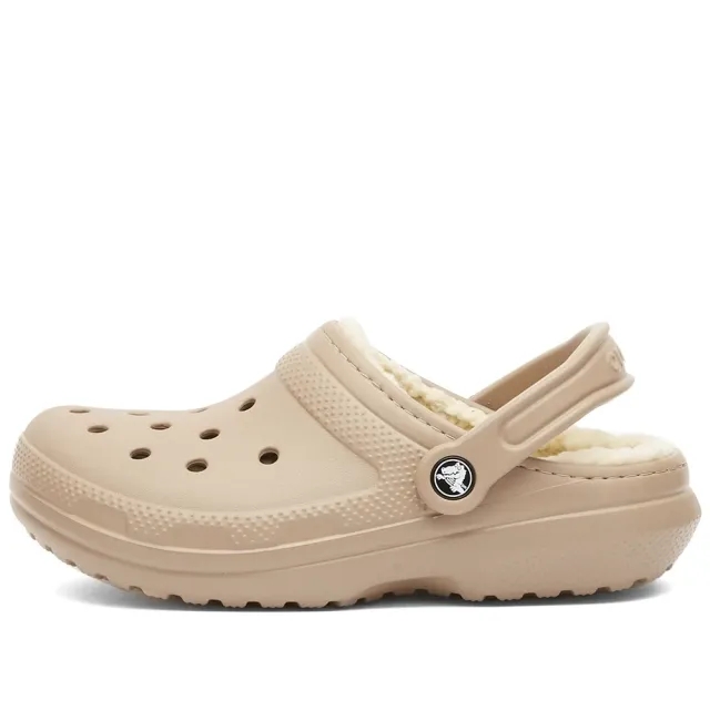 Crocs | Unisex | Classic Lined | Clogs | Mushroom / Bone | M12