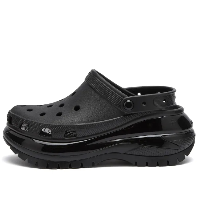 Crocs | Unisex | Mega Crush | Clogs | Black | M12
