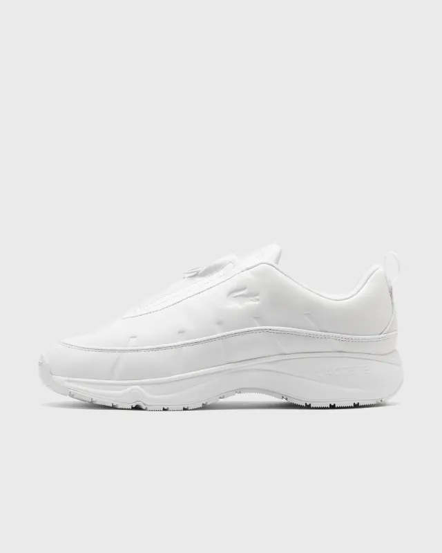 Lacoste Audyssor Zip Og Leather Trainers Men Lowtop White