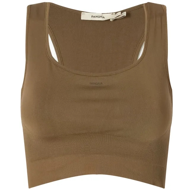 Pangaia Women's Motion Low Impact Sports Bra Soil Brown