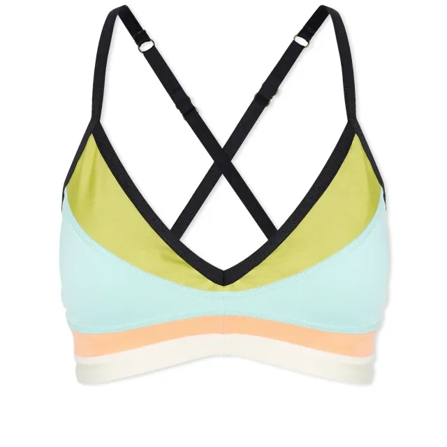 P.E Nation Women's Overland Sports Bra Aqua