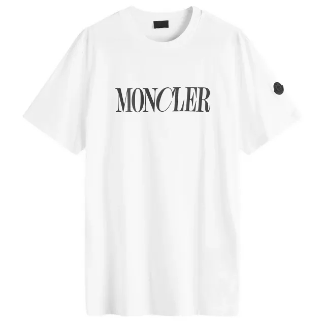 Moncler Men's Logo T-Shirt White