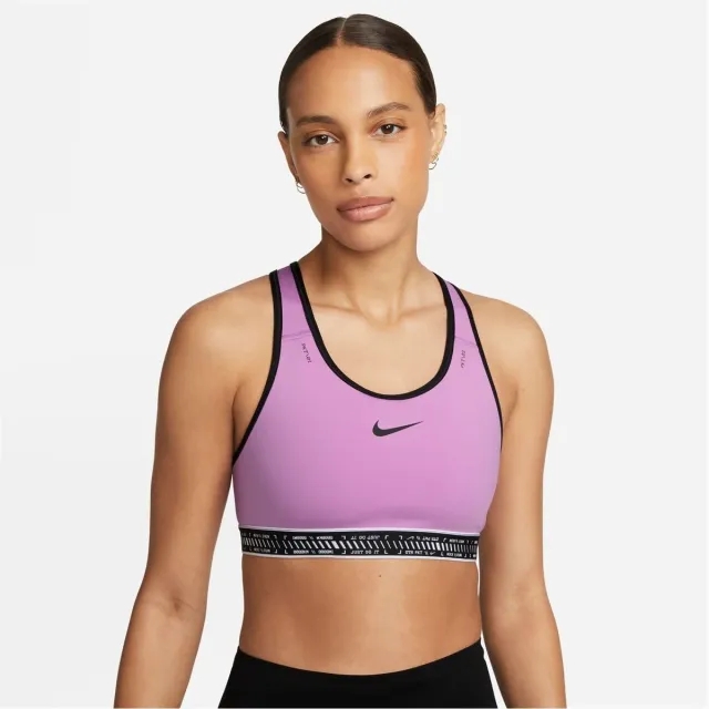 Nike Swoosh On The Run Womens Medium Support Lightly Lined Sports Bra