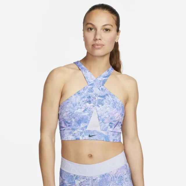 Nike Womens Swoosh Wrap Medium Support 1 Piece Sports Bra