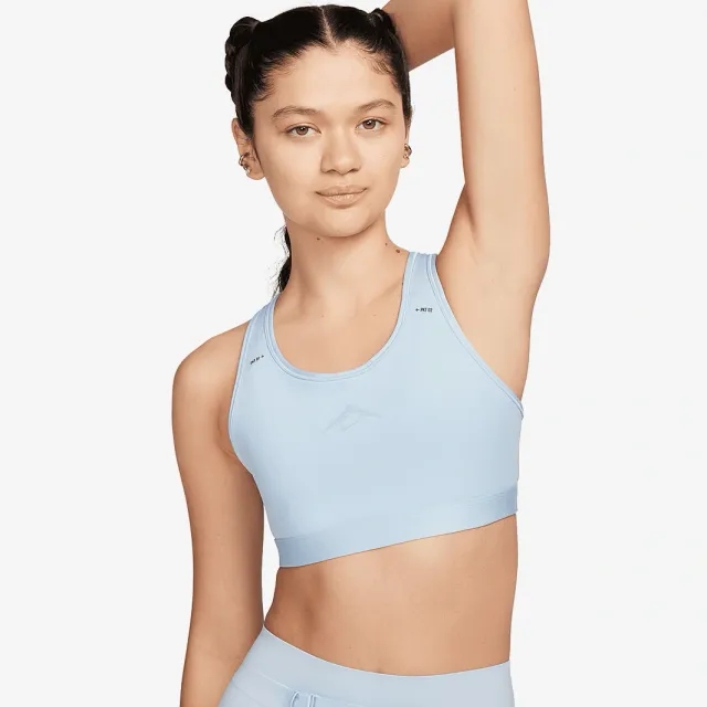 Nike Womens Swoosh On The Run Trail Medium Support Sports Bra