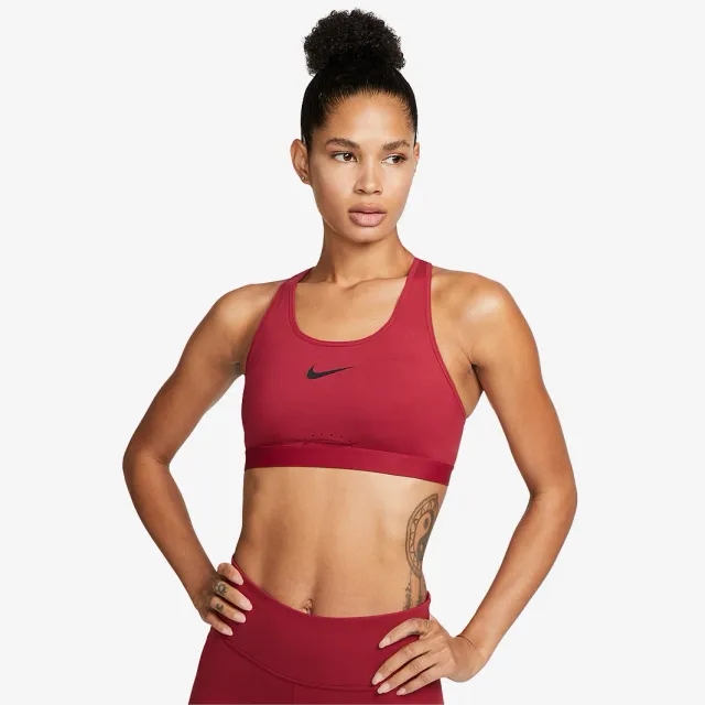 Nike Womens Dri FIT Swoosh Adjustable Sports Bra