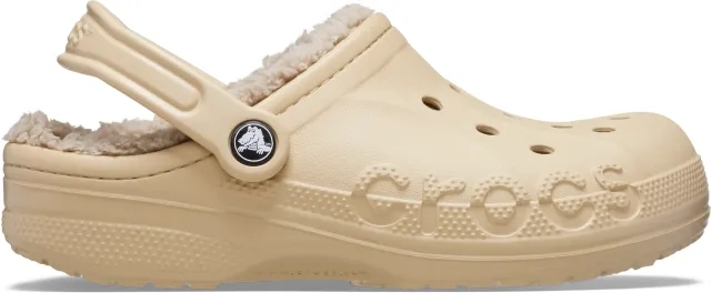 Crocs | Unisex | Baya Lined | Clogs | Chai / Multi | M12