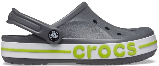 Crocs | Unisex | Bayaband | Clogs | Slate Grey / Lime Punch | M12