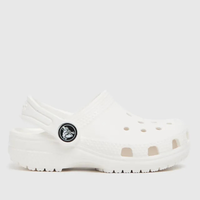 Crocs | Kids | Toddler Classic | Clogs | White | C10