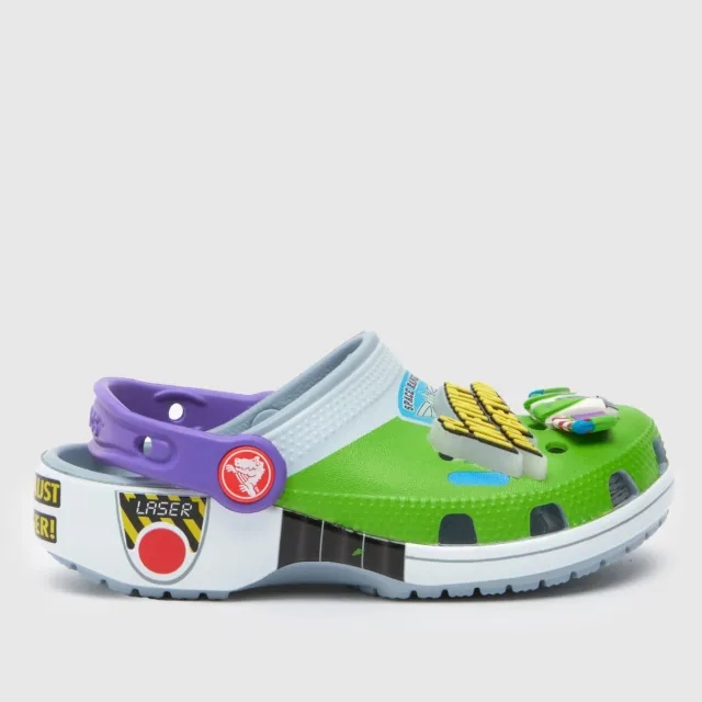Crocs | Kids | Buzz Lightyear Classic | Clogs | Blue Grey | J3