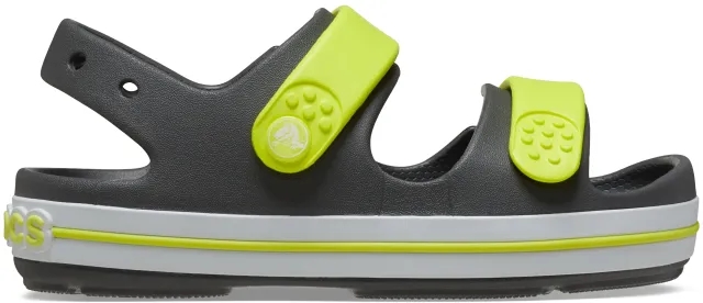 Crocs | Kids | Crocband™ Cruiser | Sandals | Slate Grey / Acidity | J3