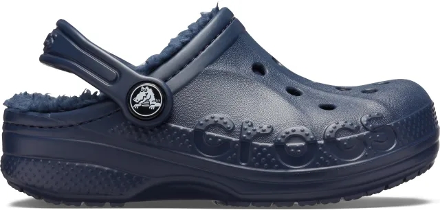 Crocs | Kids | Baya Lined | Clogs | Navy / Navy | J3