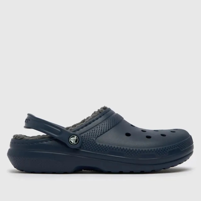 Crocs | Unisex | Classic Lined | Clogs | Navy / Charcoal | W9/M8