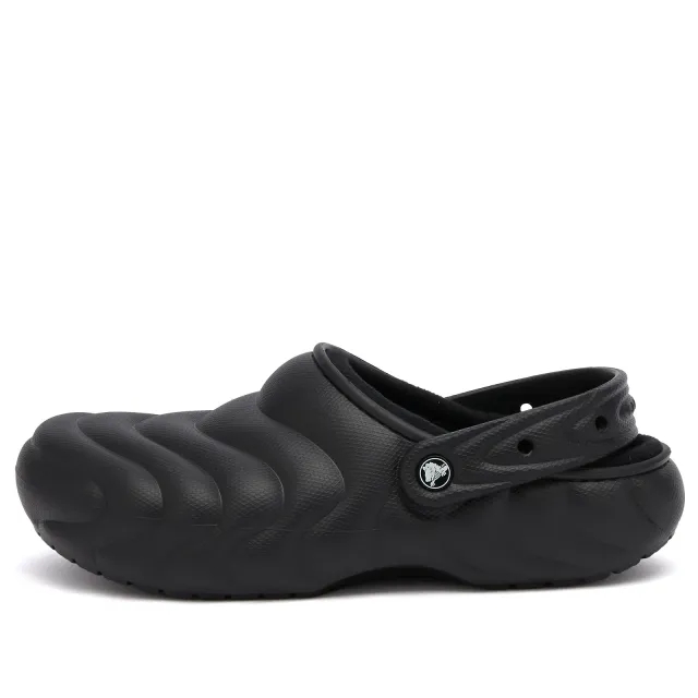 Crocs | Unisex | Classic Lined Overpuff | Clogs | Black | W4/M3