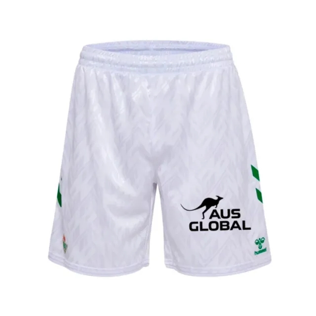 Real Betis Home Shorts (Green) - Kids 2024-2025 Made By: Hummel