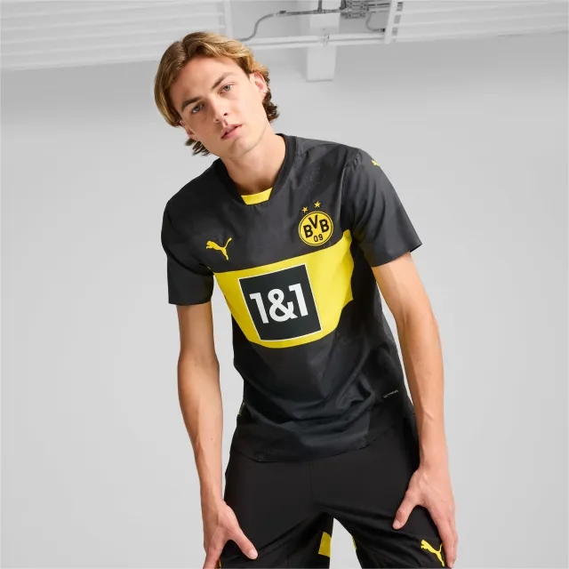 Puma Borussia Dortmund Mens SS Player Issue Away Shirt 2024/25