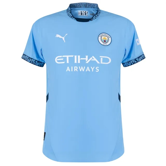 Puma Manchester City Mens SS Player Issue Home Shirt 2024/25