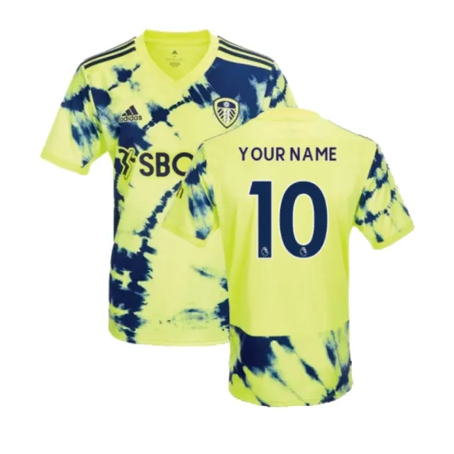 adidas Leeds United Mens SS Away Shirt 2022/23