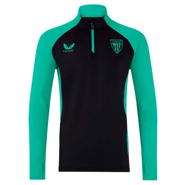 Athletic Bilbao Castore Training 1/4 Zip Midlayer - Green