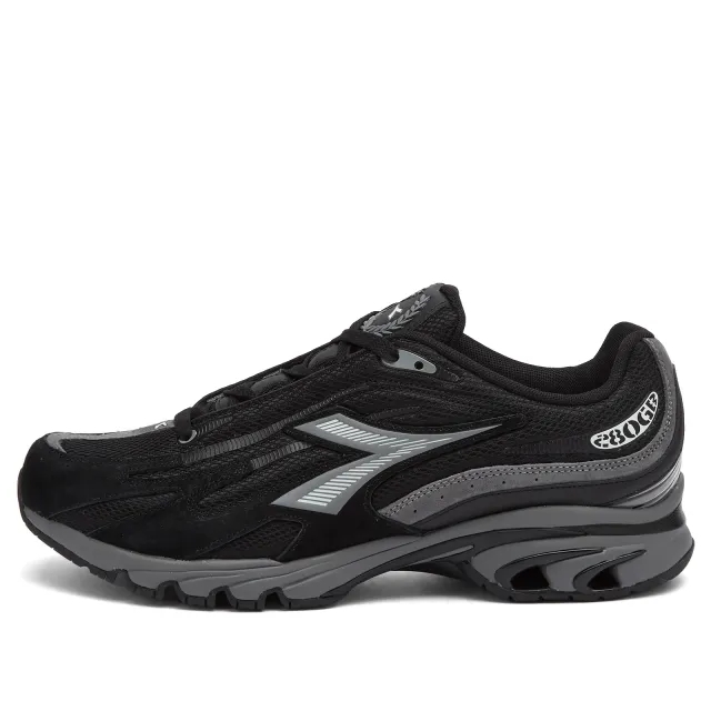 Diadora Men's Mythos Propulsion 280 Suede Black/Storm Gray