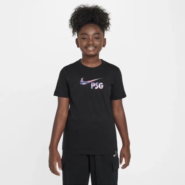 Nike PSG SWOOSH T Shirt Juniors