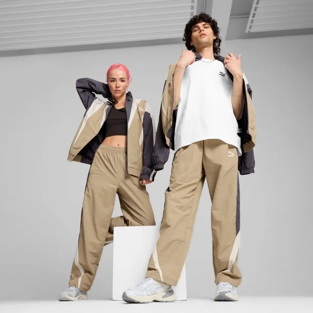 PUMA Club De Course Track Pants Unisex, Oak Branch/Galactic Grey