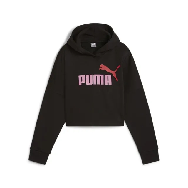 Puma Ess Logo Cropped Hoodie