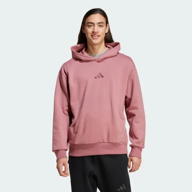 Manchester United x adidas ALL SZN Fleece Hoodie Burgundy