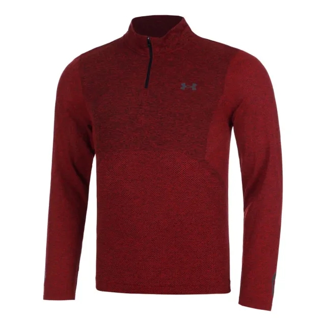 Under Armour Seamless Stride 1/4 Zip Running Shirt Men - Red