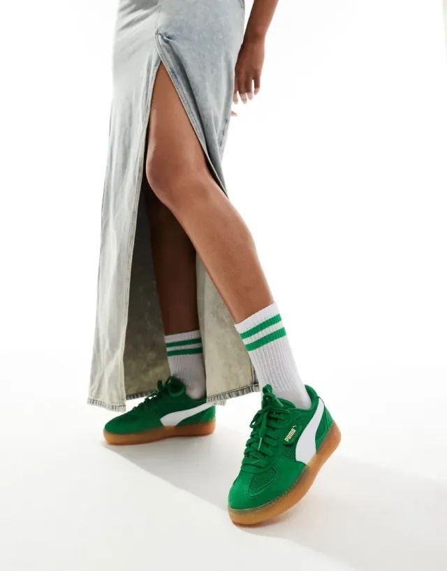 Puma Palermo Lamoda Vintage Trainers In Green