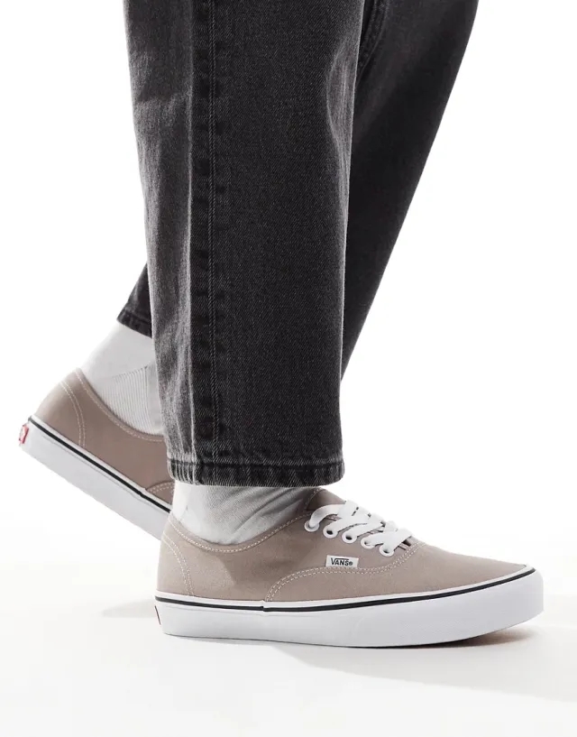 Vans Authentic Trainers In Mid Grey