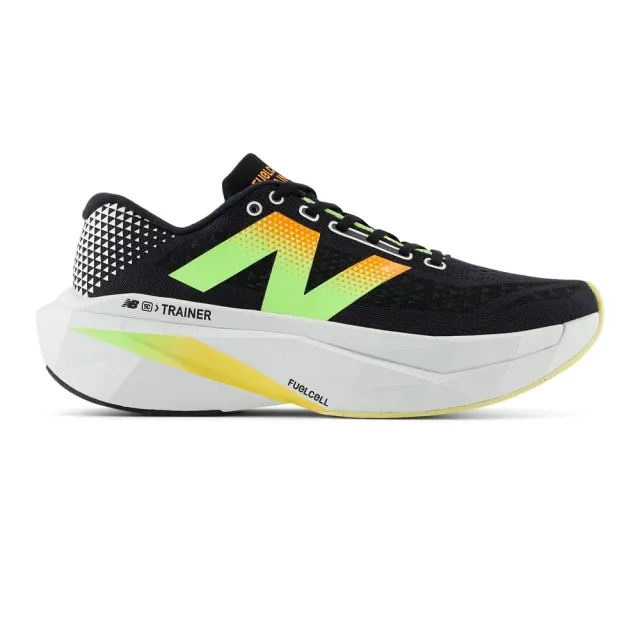 New Balance Men's FuelCell SuperComp Trainer v3 in Black/Green Synthetic