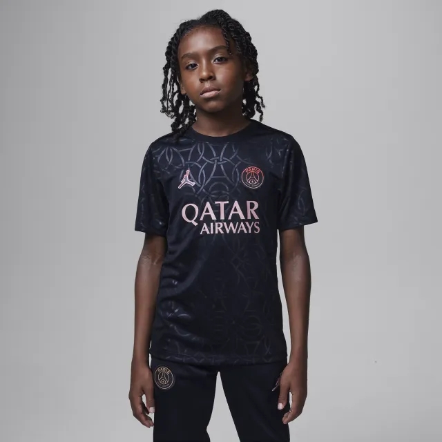 Nike Jordan Jordan x Paris Saint Germain 24 25 Kids Dri FIT Academy Pro SS Pre Match Third Top
