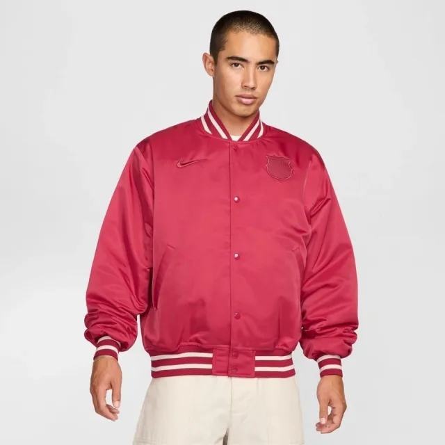 Barcelona Nike Dugout Jacket - Red