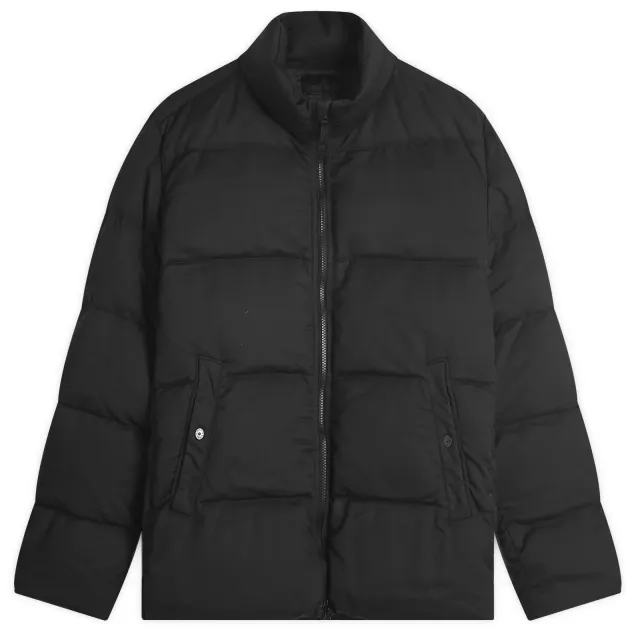 Stone Island Men's Ghost Twill Wool Down-TC Jacket Black