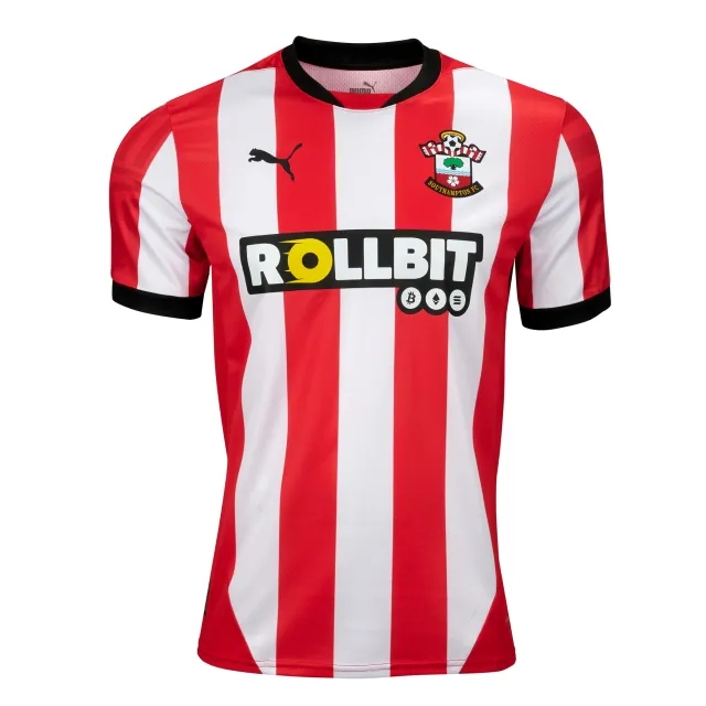 PUMA Southampton F.C. 24/25 Home Kit Men, Chinese Red/Optic White